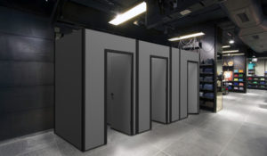 Temporary Pop-up Modular Fitting Rooms