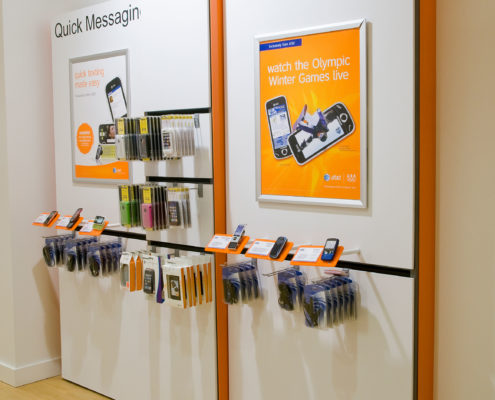 Feature Accessory Wall Wireless Store