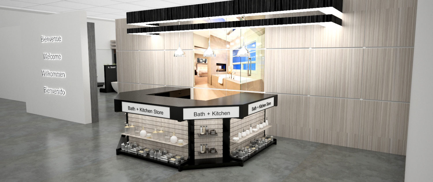 Plumbing Showroom Modular Counter