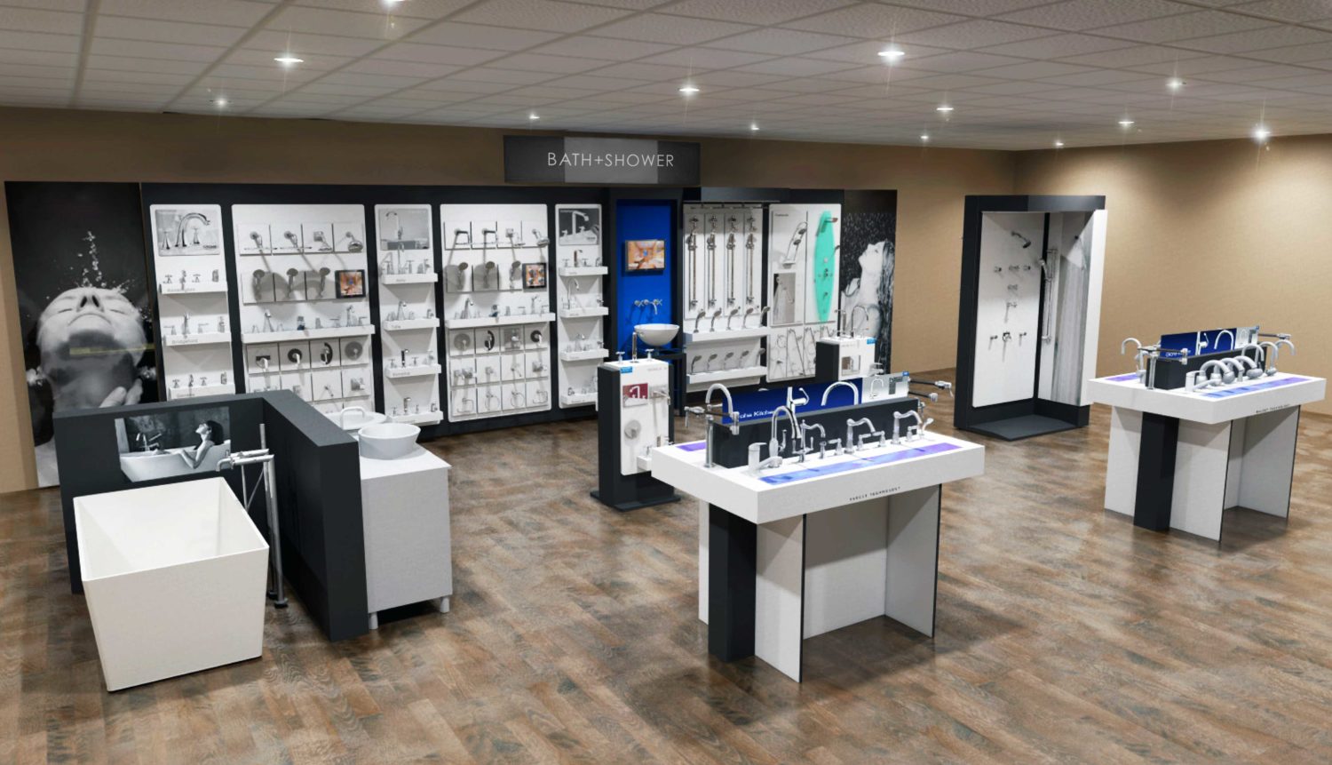 Plumbing Showroom WALLS+FORMS