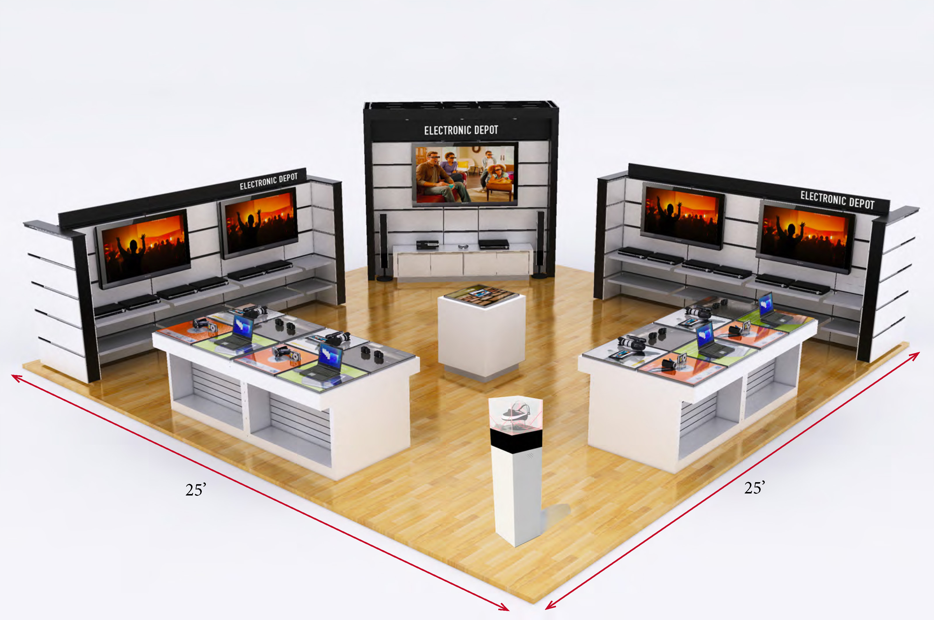 Electronics Displays WALLS+FORMS