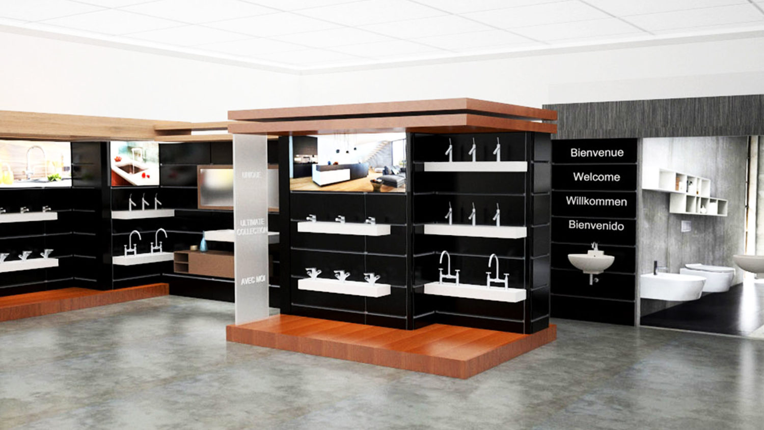 Plumbing Showroom WALLS+FORMS