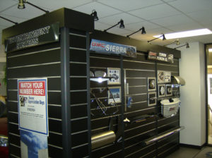 Freestanding Modular Wall Display with Slatwall