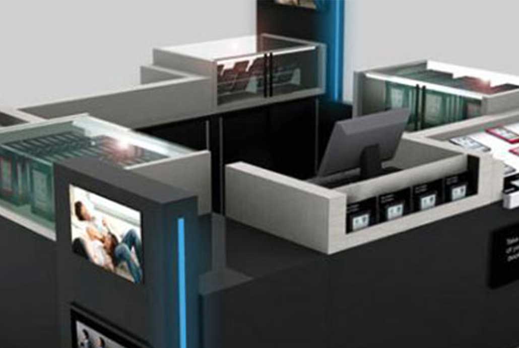 Electronics Kiosk WALLS+FORMS