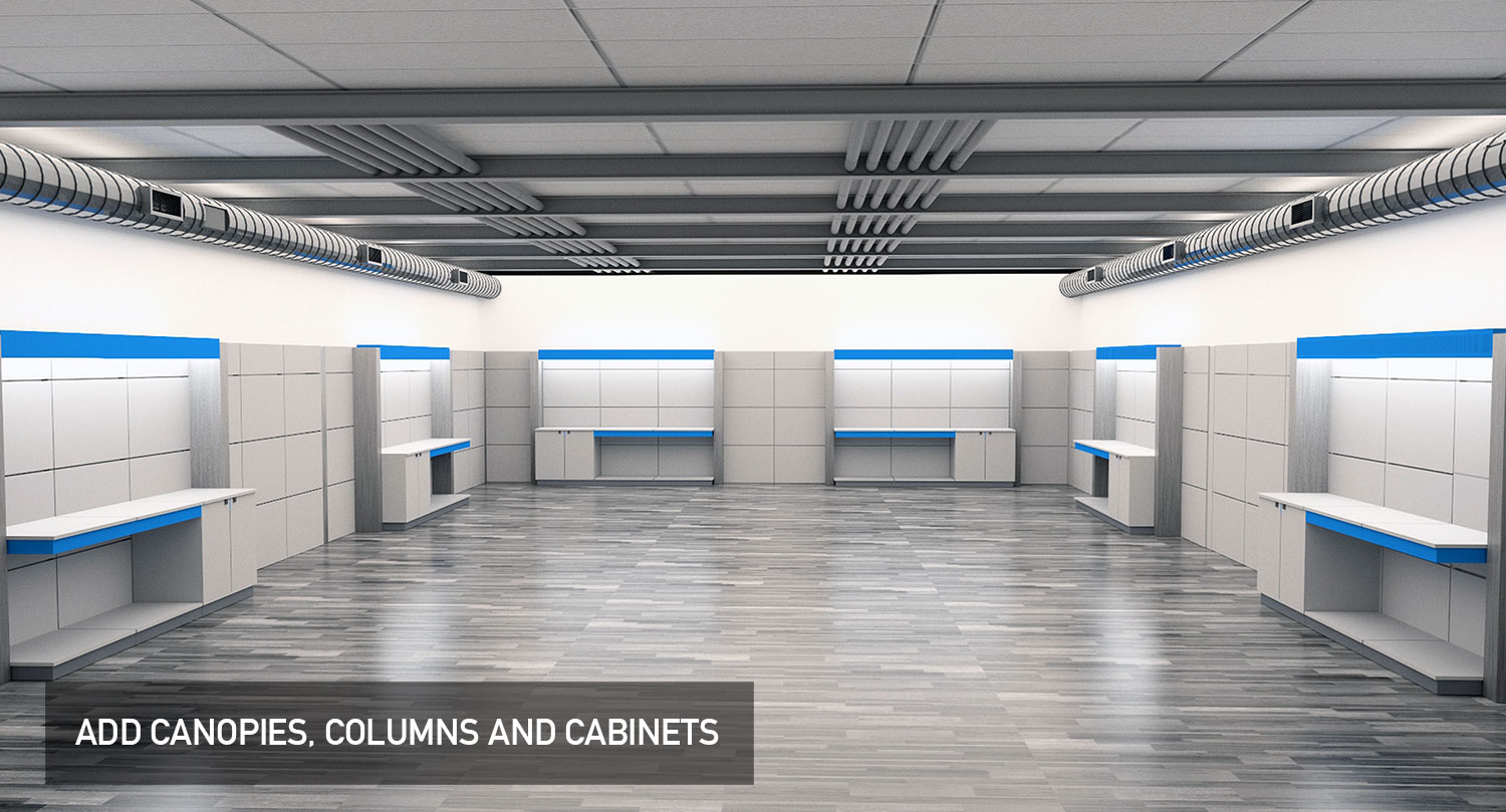 T2+ Retail Modular Display System Walls+Forms, Inc.