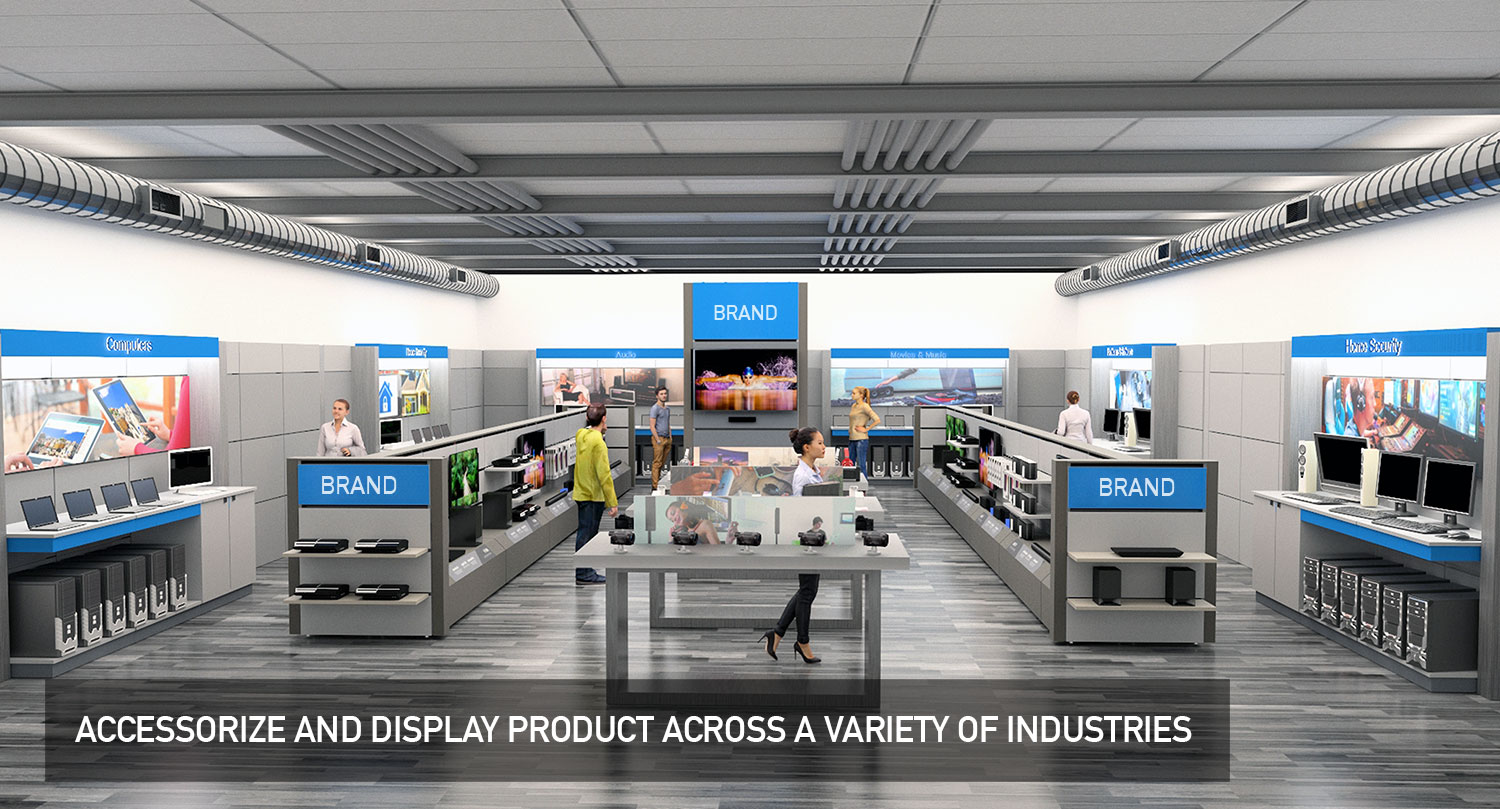 T2+ Retail Modular Display System Walls+Forms, Inc.