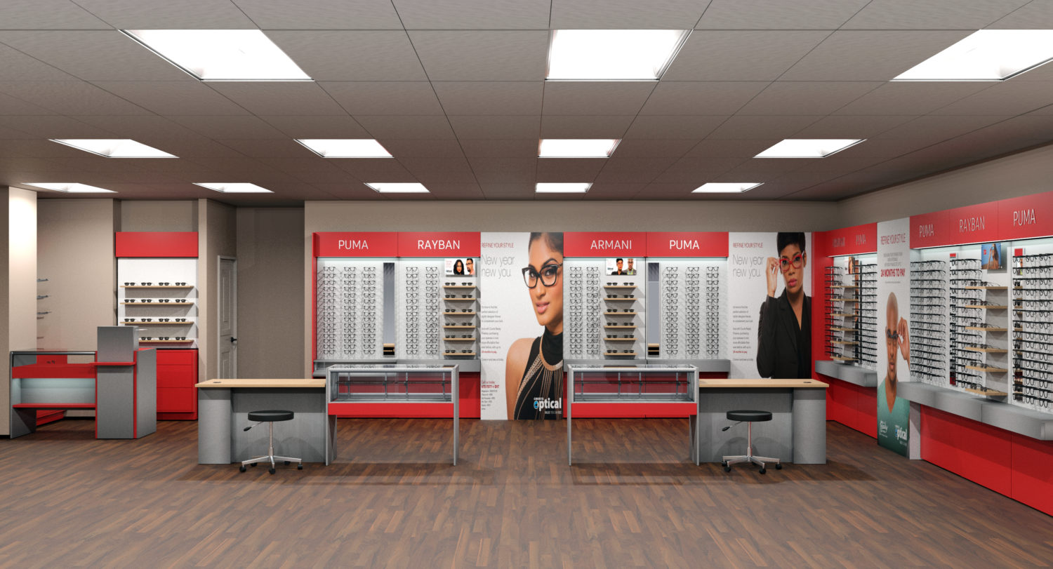 Optical Store Package WALLS+FORMS