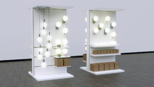 T2 Freestanding Lighting Display