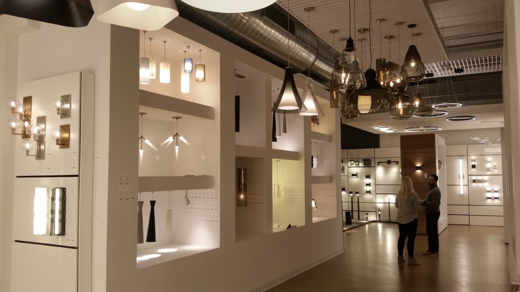 lighting showroom