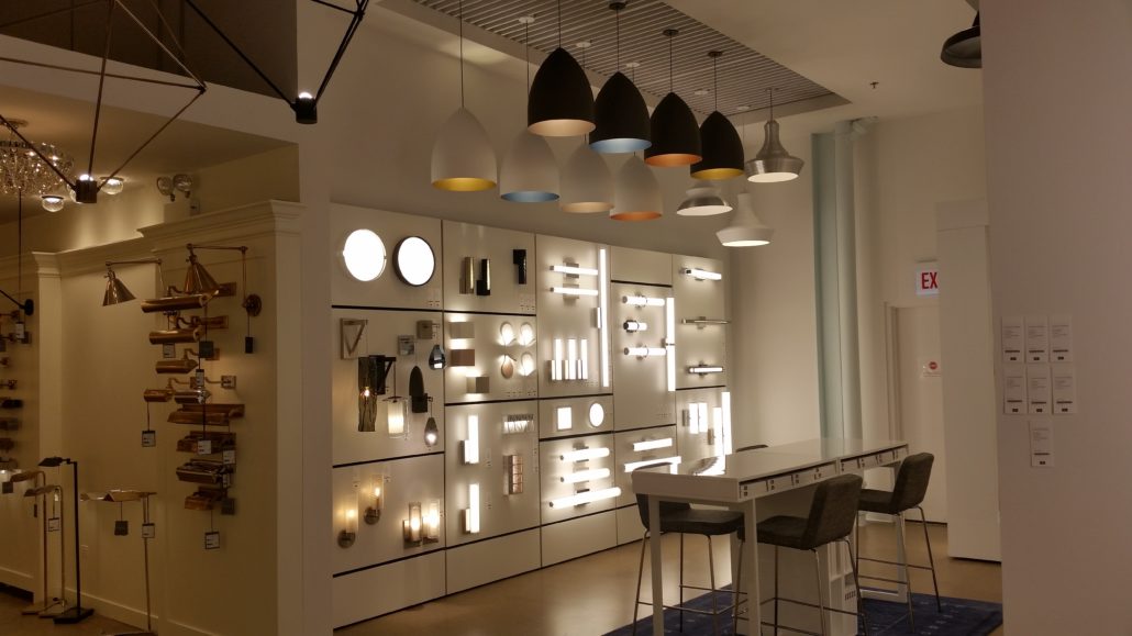 Lighting Showroom Display Fixtures